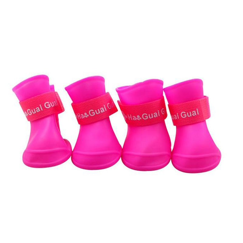 Fun Neon Pet Rainboots