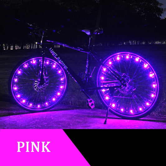 2022 NEW Colorful Rainproof LED Bicycle Wheel Lights (single wheel set)