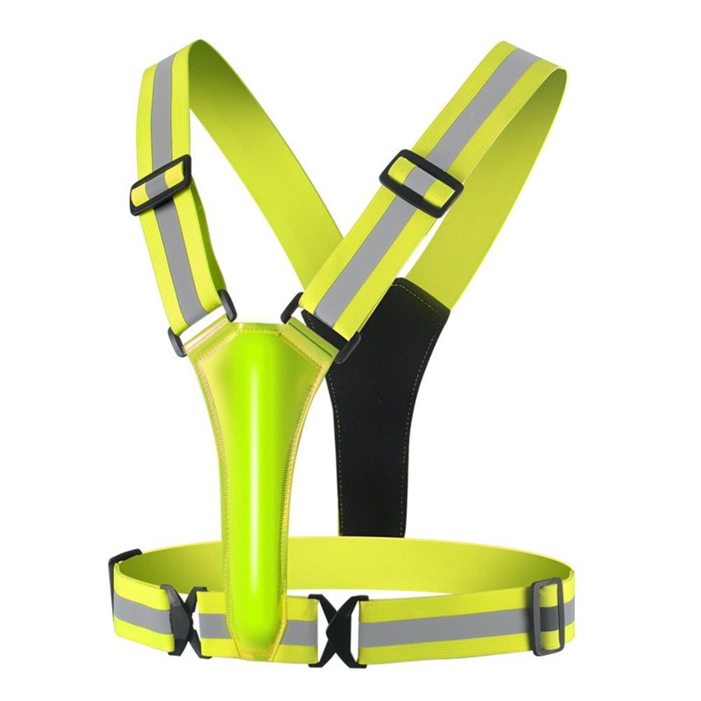 Fun LED Reflective Vest with Adjustable Straps for Children and Adults