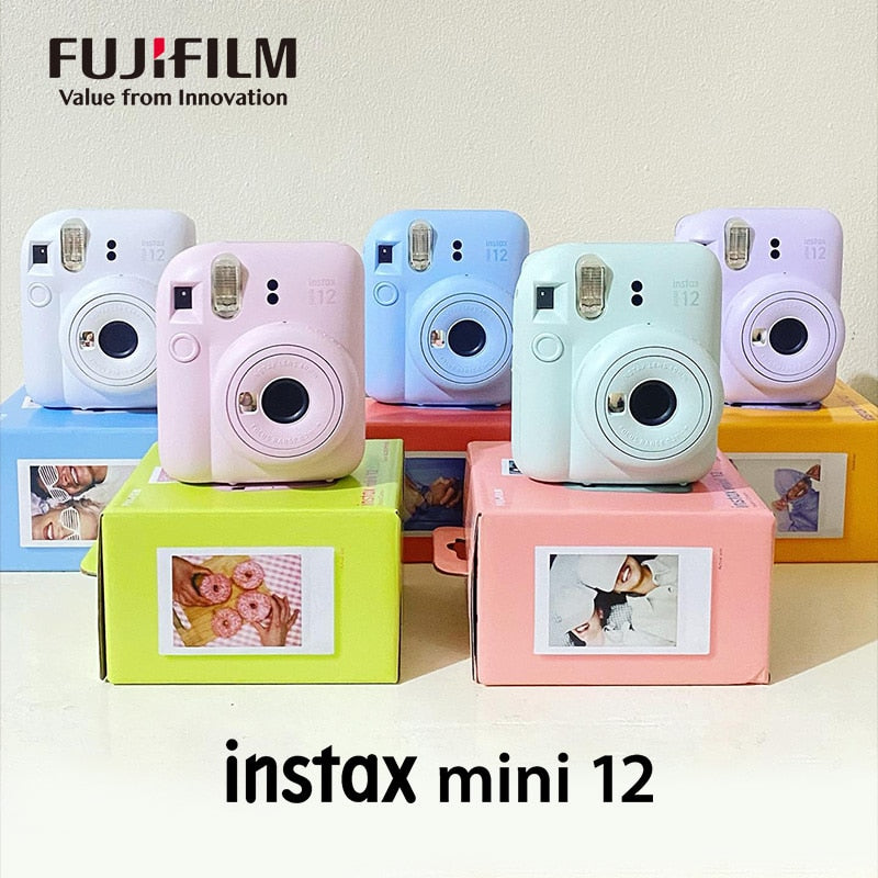 Genuine Orignial Fujifilm Instax Mini 12 Film Instant Camera with Instax Mini Film Photo Paper New Arrival