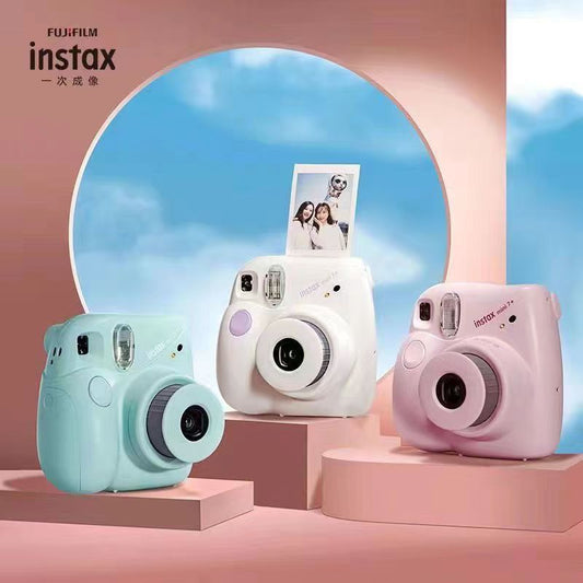 FUJIFILM INSTAX Instant Photo Camera Mini 7c 7+ Self Portrait Dating Necessity Mini 7s One Off Imaging Gift Film Cameras