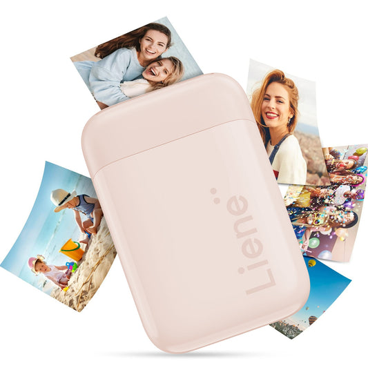 Liene Kiwi Mini Wireless Smartphone Printer (5 sheets included 2x3 inch sticker photo)