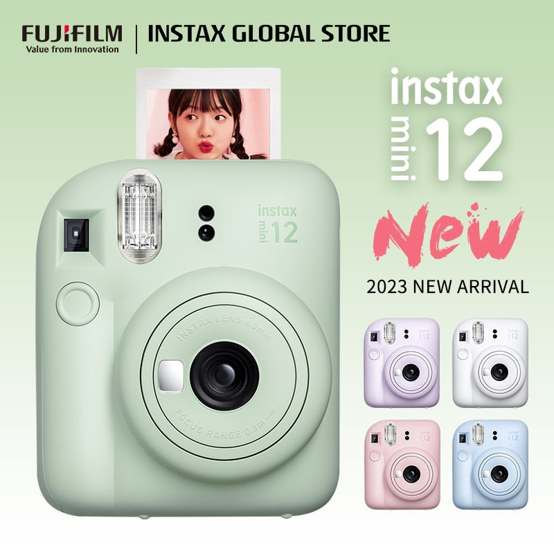 Genuine Orignial Fujifilm Instax Mini 12 Film Instant Camera with Instax Mini Film Photo Paper New Arrival